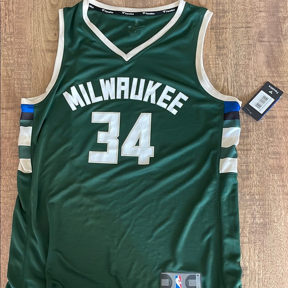 Fanatics Green Milwaukee Jersey